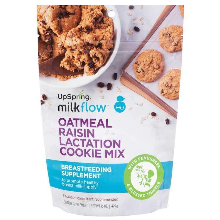 UpSpring Milkflow Fenugreek Oatmeal Raisin Lactation Cookie 