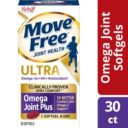 Move Free Ultra Omega with Omega-3 Krill Oil & Hyaluronic Acid 30 Ct Joint Supplements