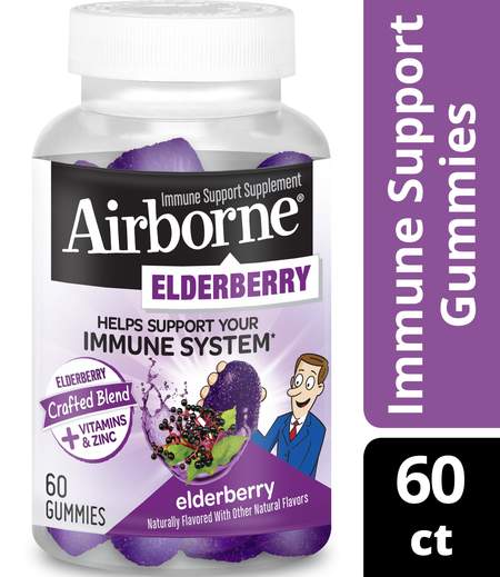 Airborne Elderberry Gummies Immune Support 