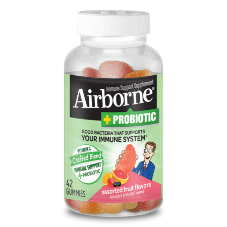 Airborne Plus Probiotic Gummies Immune Support Supplement